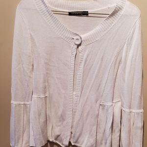 🌼3/25 George 3/4 sleeve lightknit crop sweater M